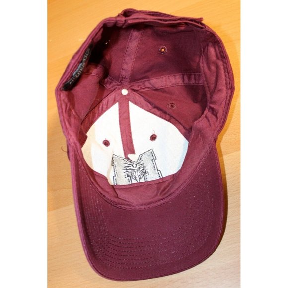 McMaster Dragon Boat Club Snapback Hat Cap Mens OS One Size Adjustable Burgundy - Picture 5 of 8